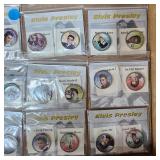 22-Elvis Gilded 50c Coins