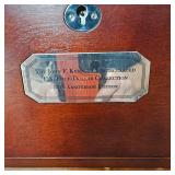 Kennedy Halves Collection 50c(1-1964 and 1-1968) with 5 tray glass top display (38 Coins all BU)