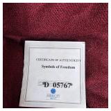 State of Liberty 24KT Layered Commermerative Coin