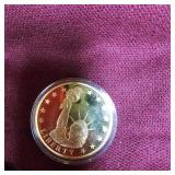 State of Liberty 24KT Layered Commermerative Coin