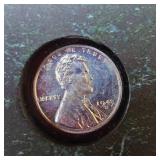 Set of 1943 Steel Pennies and Lincoln 1st and Last Year Wheat Pennies