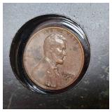 Set of 1943 Steel Pennies and Lincoln 1st and Last Year Wheat Pennies