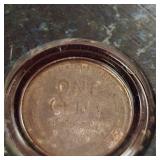 Set of 1943 Steel Pennies and Lincoln 1st and Last Year Wheat Pennies