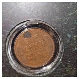 Set of 1943 Steel Pennies and Lincoln 1st and Last Year Wheat Pennies