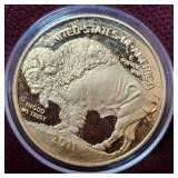 2011 Gold Guilded Big Chief/Buffalo $1