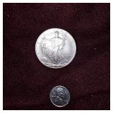 2003 Silver Eagle(1oz) and 1943 Steel Lincoln AU
