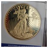 1933 Gold Double Eagle Replica, 24kt Plated