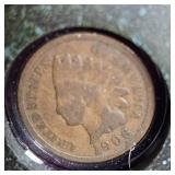 4-Indian Head Pennies