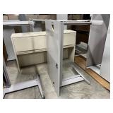 8x Office Desks & Top Shelf