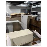 8x Office Desks & Top Shelf