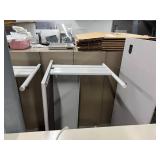 8x Office Desks & Top Shelf