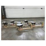 6x Ohaus Triple Beam Balance Scales