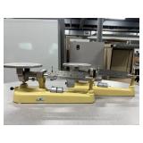 2x Argent Welch Triple Beam Balance Scales