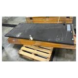 4x Wood Doors & 1 Metal Door