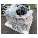 Pallet Of Rolling Chairs