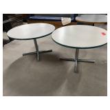 2x Round Tables
