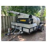 Commerical Pressure Washer Trailer Setup
