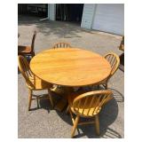 Oak Table with 4 Chairs