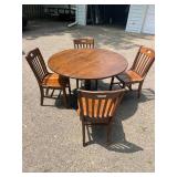 Oak Table with 4 Chairs