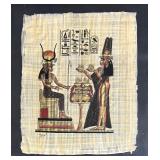 Cleopatra, Egyptian Papyrus Paper Framed Painting