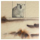 Original Polar Bear Motif Art