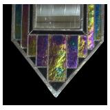 Shimmering Stained Glass Mirror