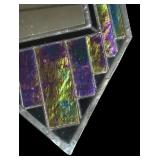 Shimmering Stained Glass Mirror