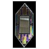 Shimmering Stained Glass Mirror
