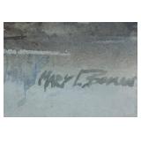 Original Watercolor Painting by Mary L. Boman