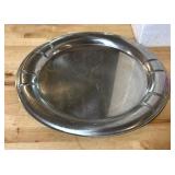 Nambe Bowl and Silver Plated Serving Platter