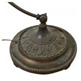 Vintage Turkish Swan Neck Metal Table / Desk Lamp