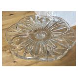 Crystal Pedestal Cake Plate
