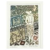 "Visitor" Limited Edition Etching Print by Anna Marie Pavlik