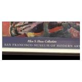 "Woman with a Red Hat" Print by Henri Matisse Exhibition Print for the S. Haas Collection San Fransisco Museum of Modern Art