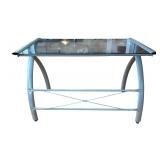 Modern Glass and Metal Desk
