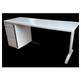 Office Desk with Integrated Storage Drawers