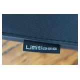 Modern Black and Brown Faux Leather Swivel Chair by Limitless