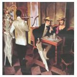 "Cafe Florian" Framed Print by Juarez Machado