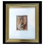 "Two Girls at the Piano" Framed Print by Pierre-Auguste Renoir
