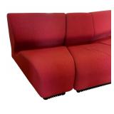 Herman Miller Pop Art Modular Sofa by Don Chadwick / Don Chadwick Pop Art Red Sofa Set of Four