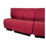 Herman Miller Pop Art Modular Sofa by Don Chadwick / Don Chadwick Pop Art Red Sofa Set of Four