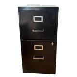 Two Drawer Metal File Cabinet