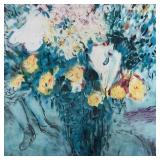 "Lovers Bouquet IV" Limited Edition Framed Print by Marc Chagall