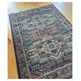 Area Rug with Geometric Patterns, 66 x 92 Inches