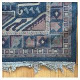 Area Rug with Geometric Patterns, 66 x 92 Inches