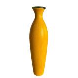 Four Vibrant Yellow Vases by Pier 1