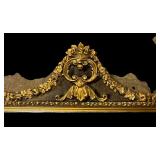 Vintage Ornate Gilt Mirror with Floral Design
