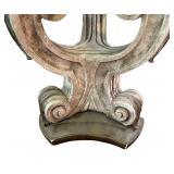 Neoclassical Italian Glass-Top Dining Table