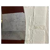 David Marshall Round Wall Mirror with Stone Inlay, 45" Diameter