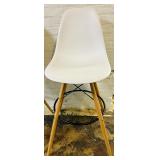 Pair of White Eiffel Barstools